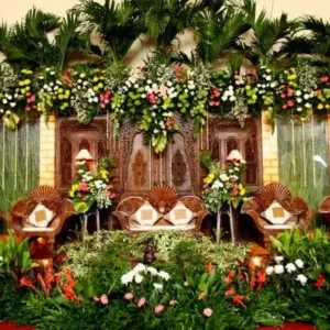 kursi pelaminan + gebyokan